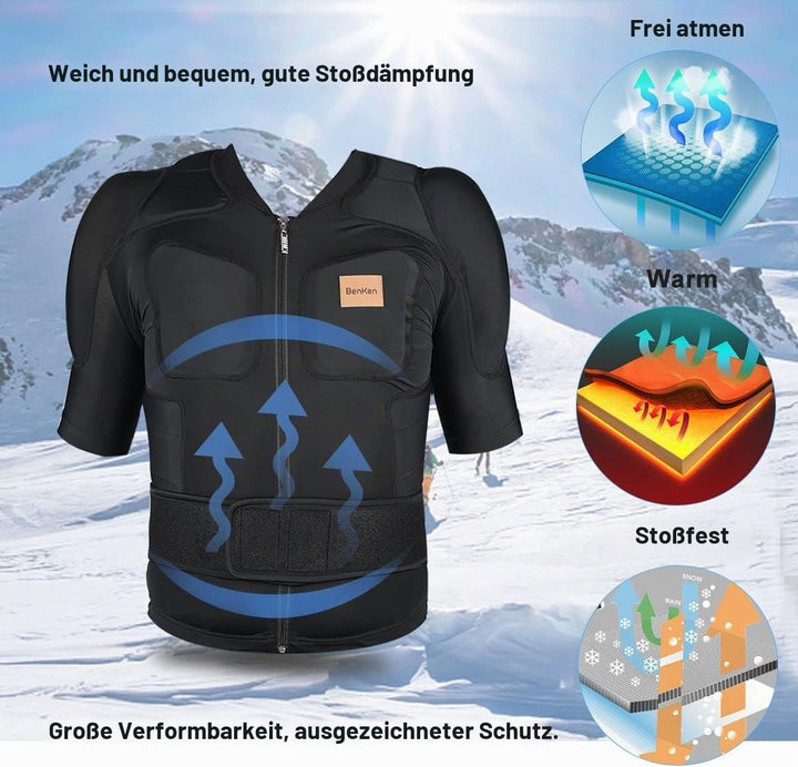 BenKen Ultra Leichter Schutzausrüstung Ski Körper Panzer Rücken Protektor, Aussen- Sports Antikollis