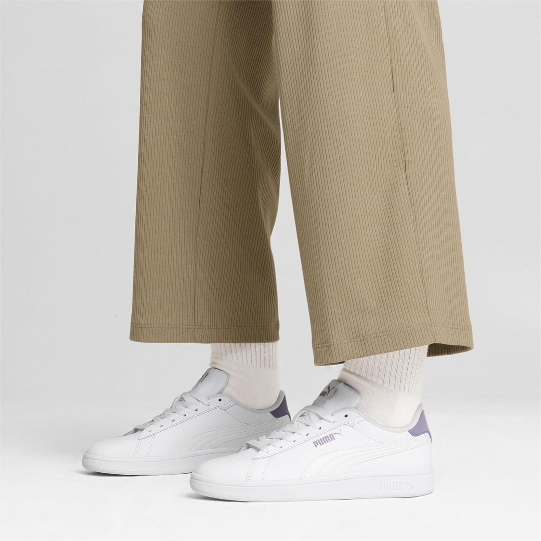 PUMA Herren Smash 3.0 L Sneaker 38 EU Puma White Puma White Puma Gold, 38 EU Puma White Puma White P