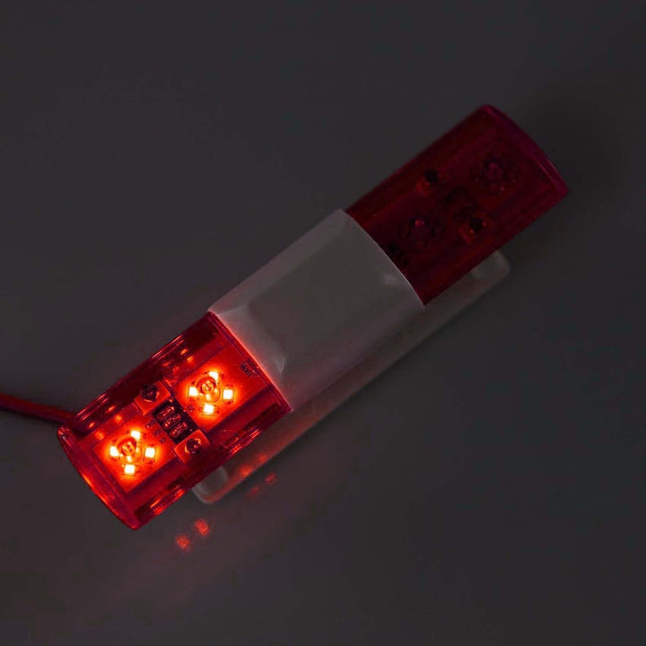 KEEDA RC Modell LED Polizei Nacht Blitzlicht Lampe Alarming Licht für 1/10 1/8 RC HSP Kyosho Traxxas