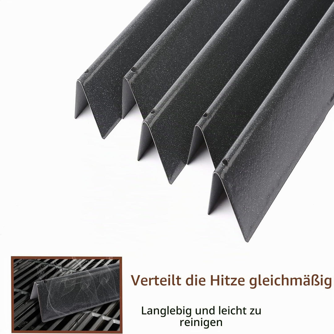 GFTIME 57cm Flavorizer Bars 7537 für Weber Spirit E310/320 (2007-2012 mit seitlichen Brennerknöpfen)