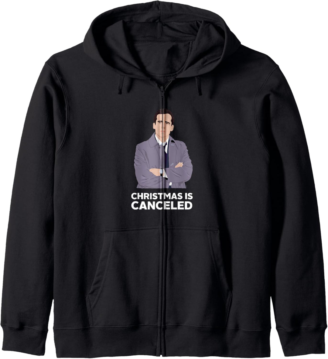 The Office Michael Weihnachten ist abgesagt Kapuzenjacke