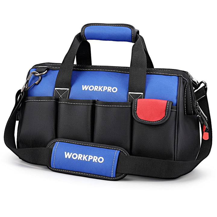 WORKPRO Werkzeugtasche Elektriker, Wasserdichte Werkzeugtasche Profi, weite Öffnung &amp; grosse Kapazit
