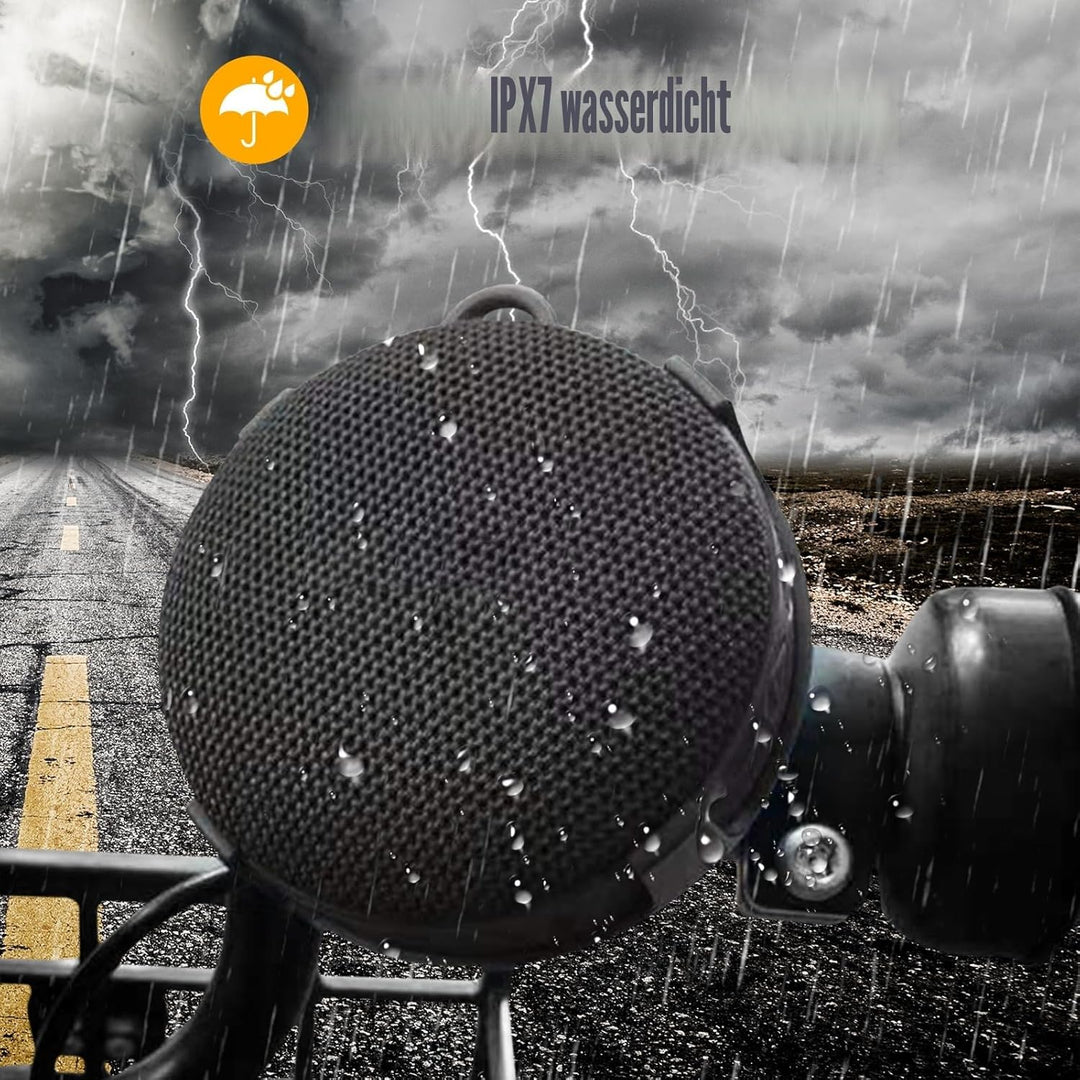 Bluetooth-Lautsprecher, Fahrrad-Lautsprecher, kabellos, tragbar, für den Aussenbereich, wasserdicht,