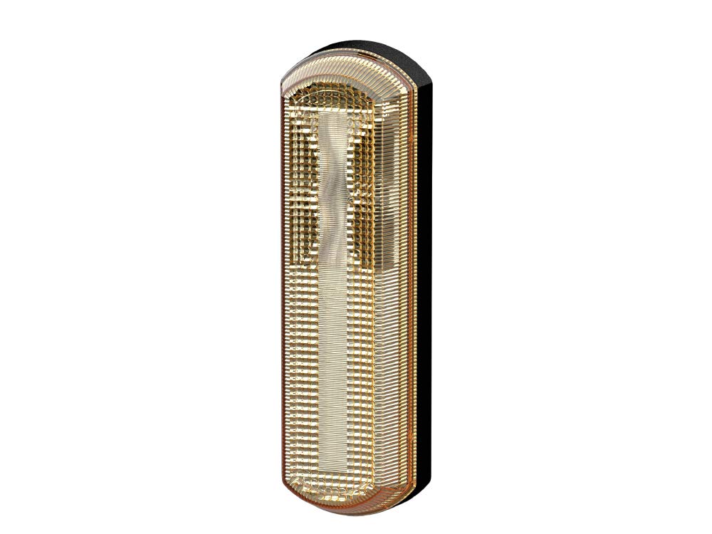 HELLA - Zusatzblinkleuchte - Shapeline Tech - LED - 12/24V - geschraubt/Anbau - Lichtscheibenfarbe: