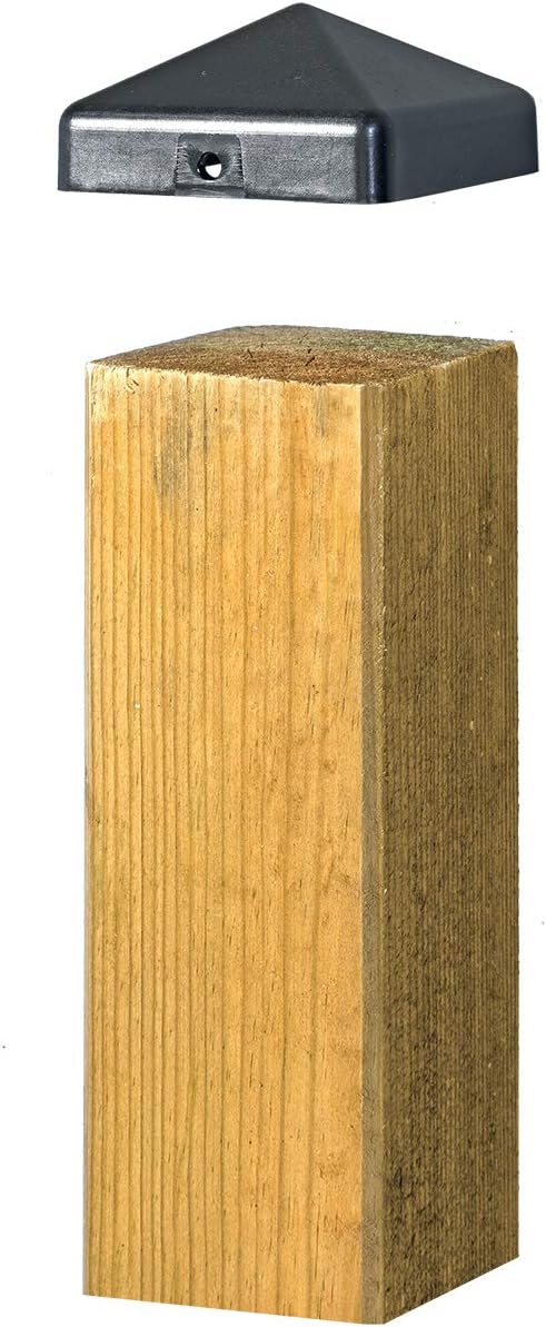 Megran Pfostenkappe 50 Stück - Zaunkappe für Holzpfosten 9cm x 9cm - Pfostenabdeckung Schutzkappe in