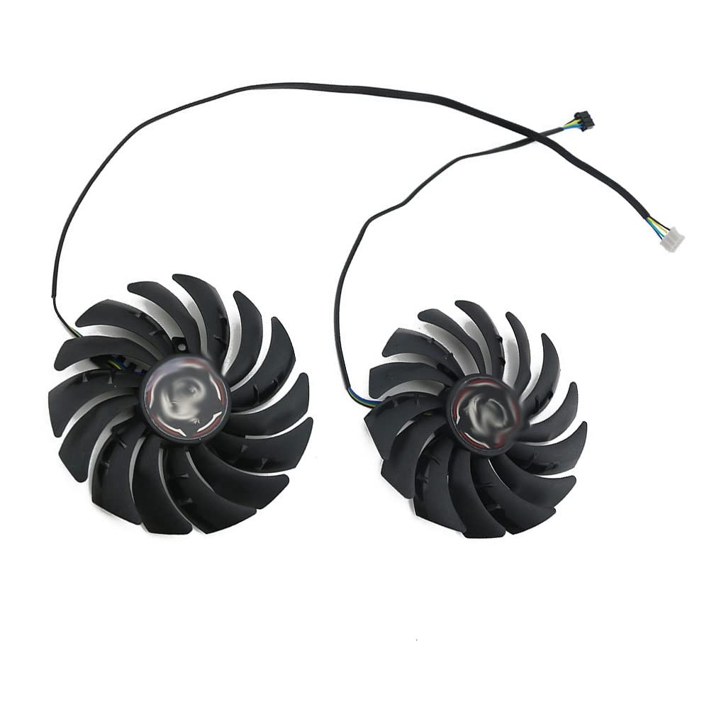 Lüfter Set 95MM PLD10010B12HH für MSI GeForce RTX 2070 Gaming X 8G, GeForce RTX 2070 GAMING Z 8G Vid