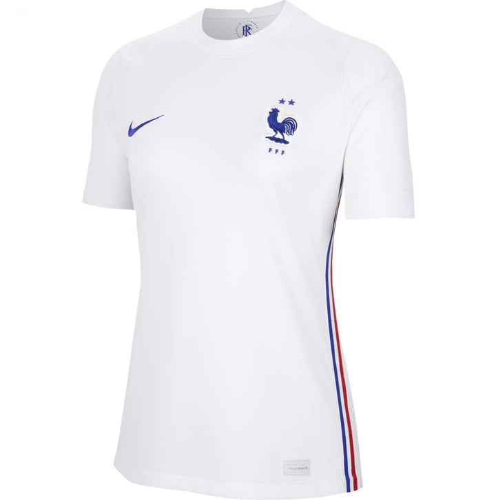 Nike 2020-2021 France Away Womens Football Soccer T-Shirt Trikot S Weiss/Concord, S Weiss/Concord