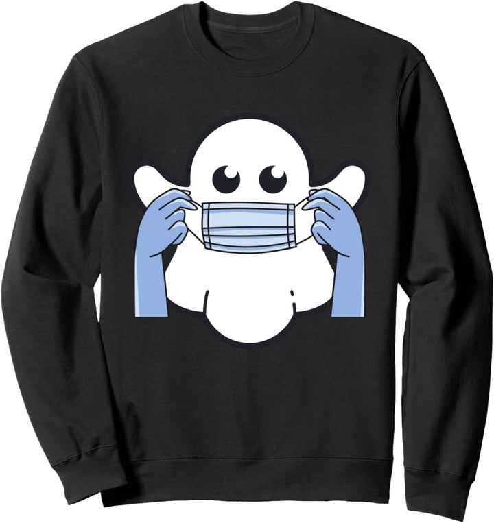 Geist Mit Maske Grusel Gespenst Halloween 2020 Spukgespenst Sweatshirt