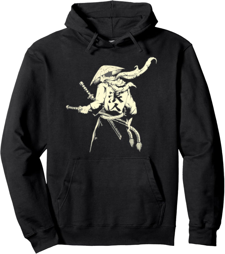 Miyamoto Musashi Samurai-Krieger-Silhouette Pullover Hoodie