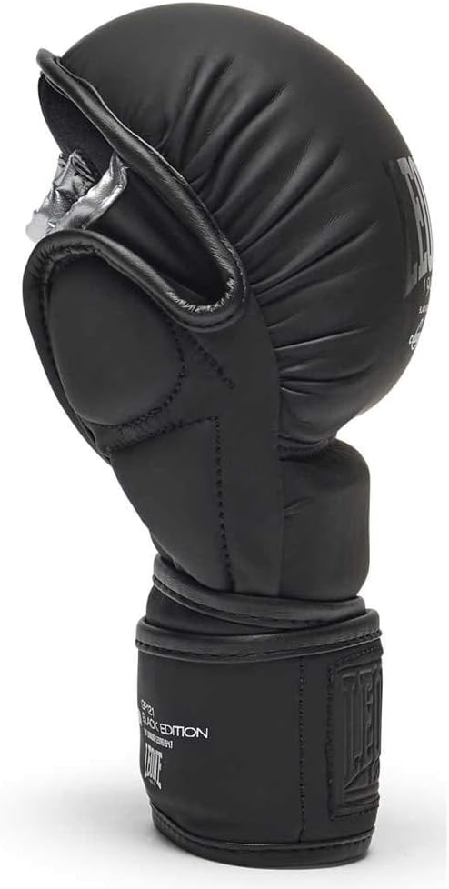 Leone 1947 Guanti MMA Black Edition Schwarz L, Schwarz L