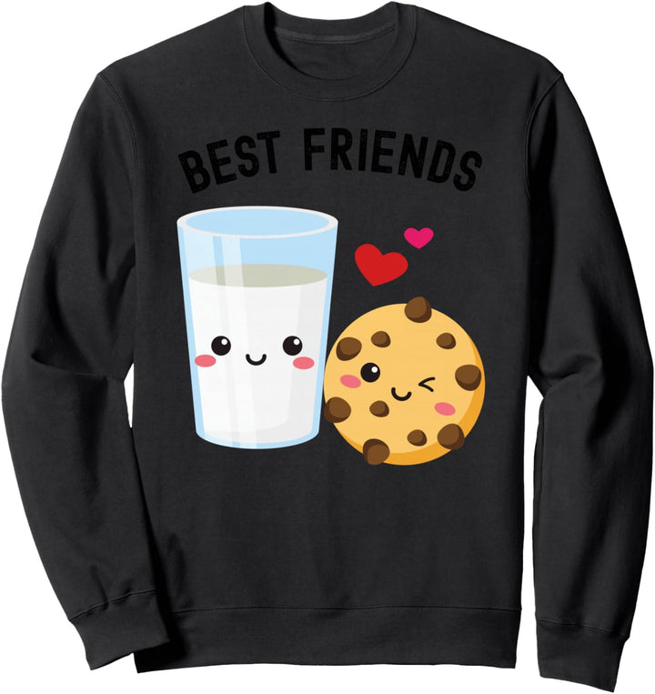Kawaii Milch und Cookie Best Friends Sweatshirt
