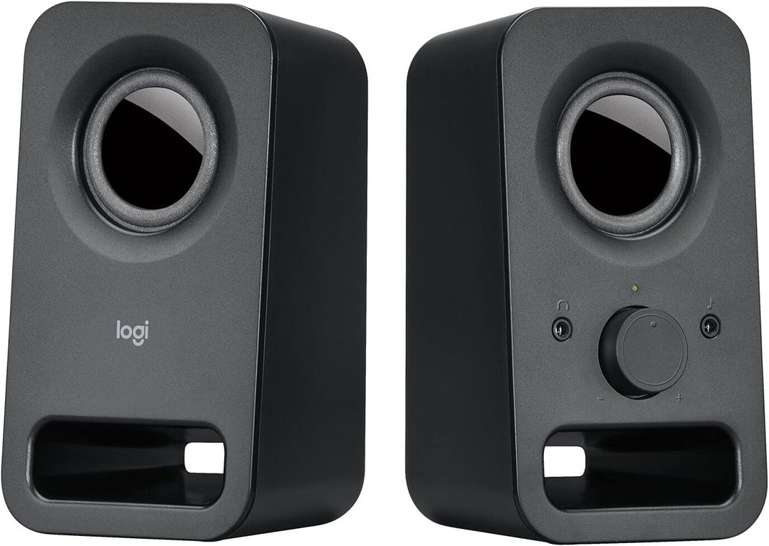 Logitech Z150 PC-Lautsprecher, Stereo Sound, 2 Lautsprecher, 6 Watt Spitzenleistung, 3,5 mm Eingang,