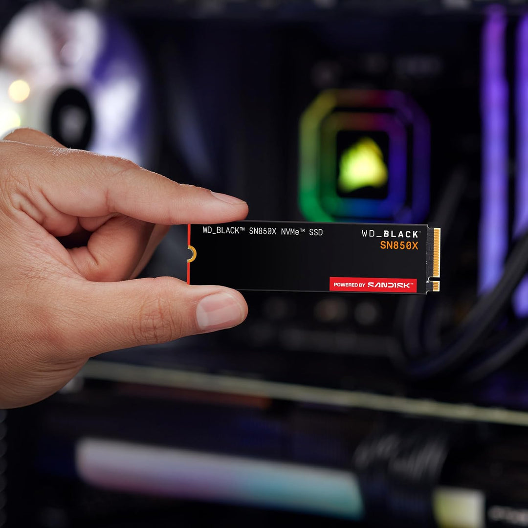 WD_BLACK SN850X NVMe SSD 4 TB interne SSD (Gaming Speicher, PCIe Gen4-Technologie, Lesen 7.300 MB/s,