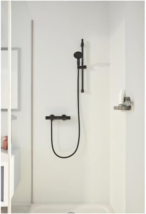 GROHE Vitalio 110, Duschset wassersparend, 6l pro Min (Brausestangenset mit: Duschkopf 2 Strahlarten