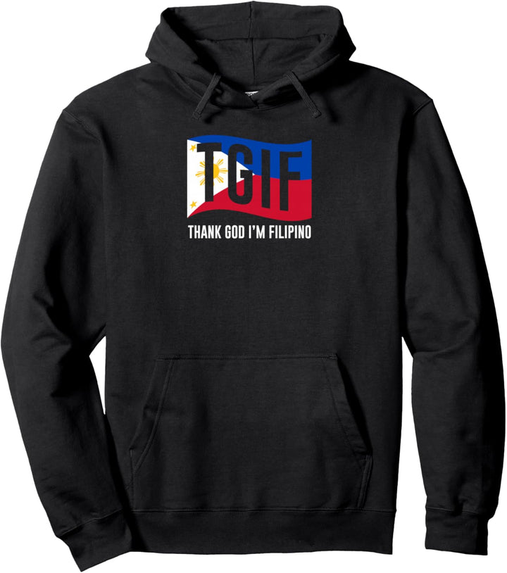 Gott sei Dank bin ich Filipino für philippinische Amerikaner Pullover Hoodie