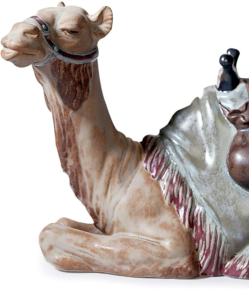 LLADRÓ Figur Das Kamel. Kamel (Krippenfigur). Porzellan.