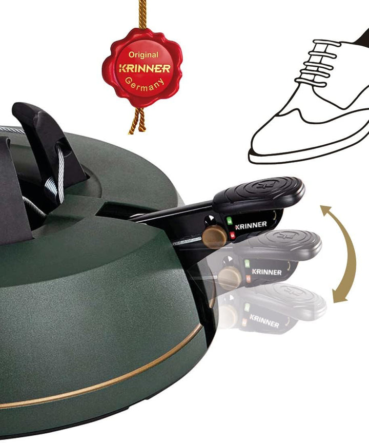 Krinner Comfort Grip M Christbaumständer Weihnachtsbaumständer, Kunststoff, Grün, 36 cm
