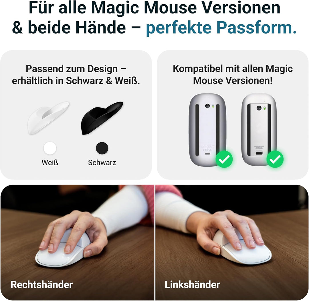 Magic Mouse Case für verbesserte Handhaltung | Das Magic Mouse Upgrade | Eine kompakte Hülle für die