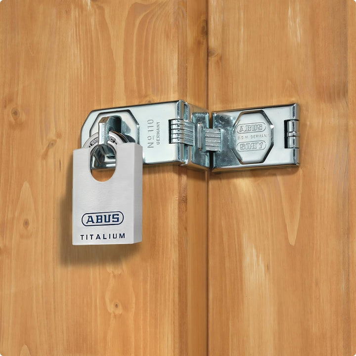 ABUS Titalium Vorhängeschloss 96CSTI/50 - leichter Schlosskörper aus massivem Spezial-Aluminium - mi