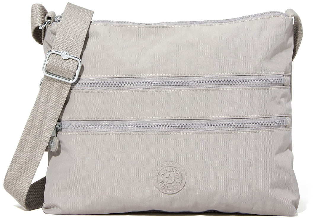 Kipling Damen Alvar Crossbody, Grey Gris, Grey Gris
