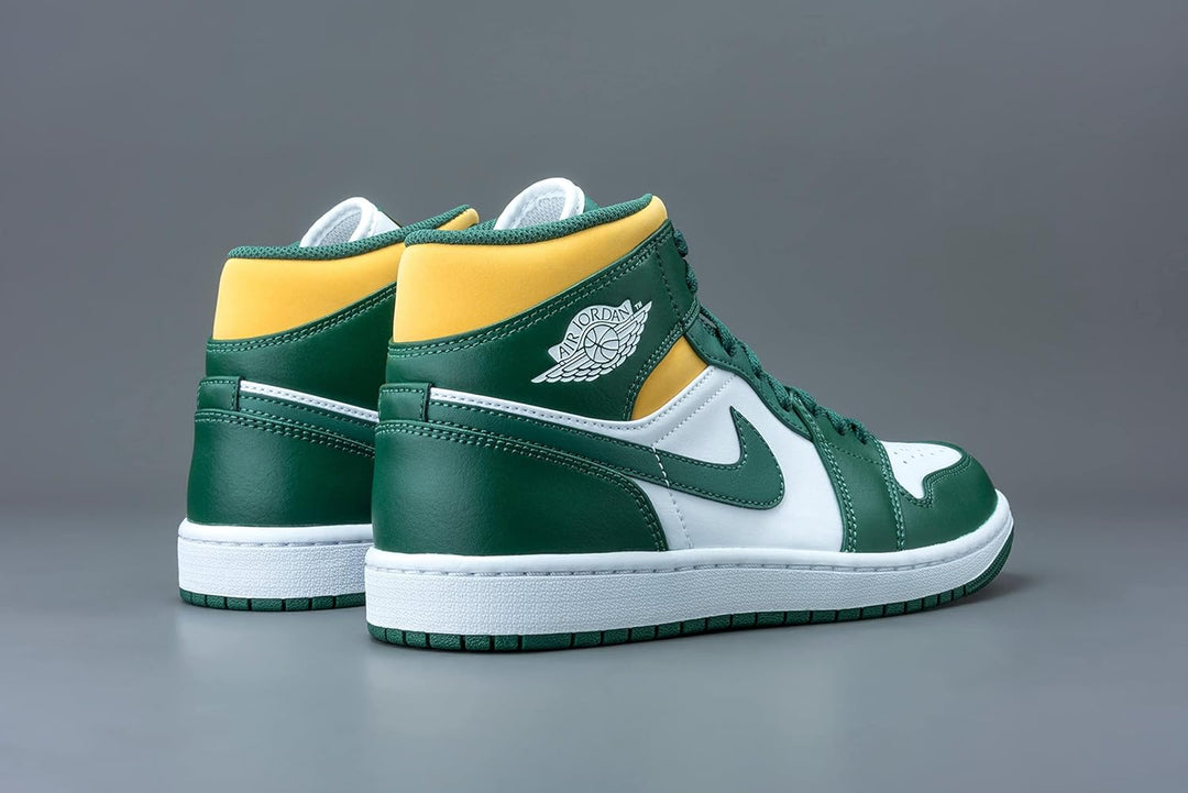 Nike Damen WMNS Air Jordan 1 Mid Sneaker 38.5 EU Grün, 38.5 EU Grün