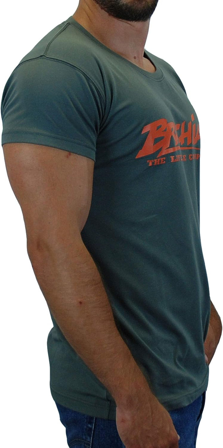 Brachial Premium Herren T-Shirt Sign Slim-Fit - für Freizeit Bodybuilding Workout Gym Kraftsport Fit