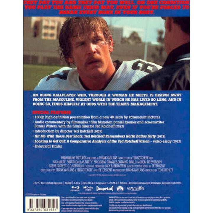 Die Bullen von Dallas / North Dallas Forty (Imprint) ( ) [ Australische Import ] (Blu-Ray)