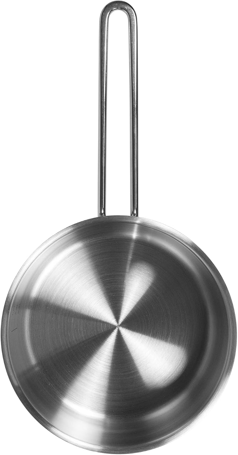 Moneta Allegro Kasserolle 1 m 16 cm aus Edelstahl für alle Herdarten 1,5 Liter