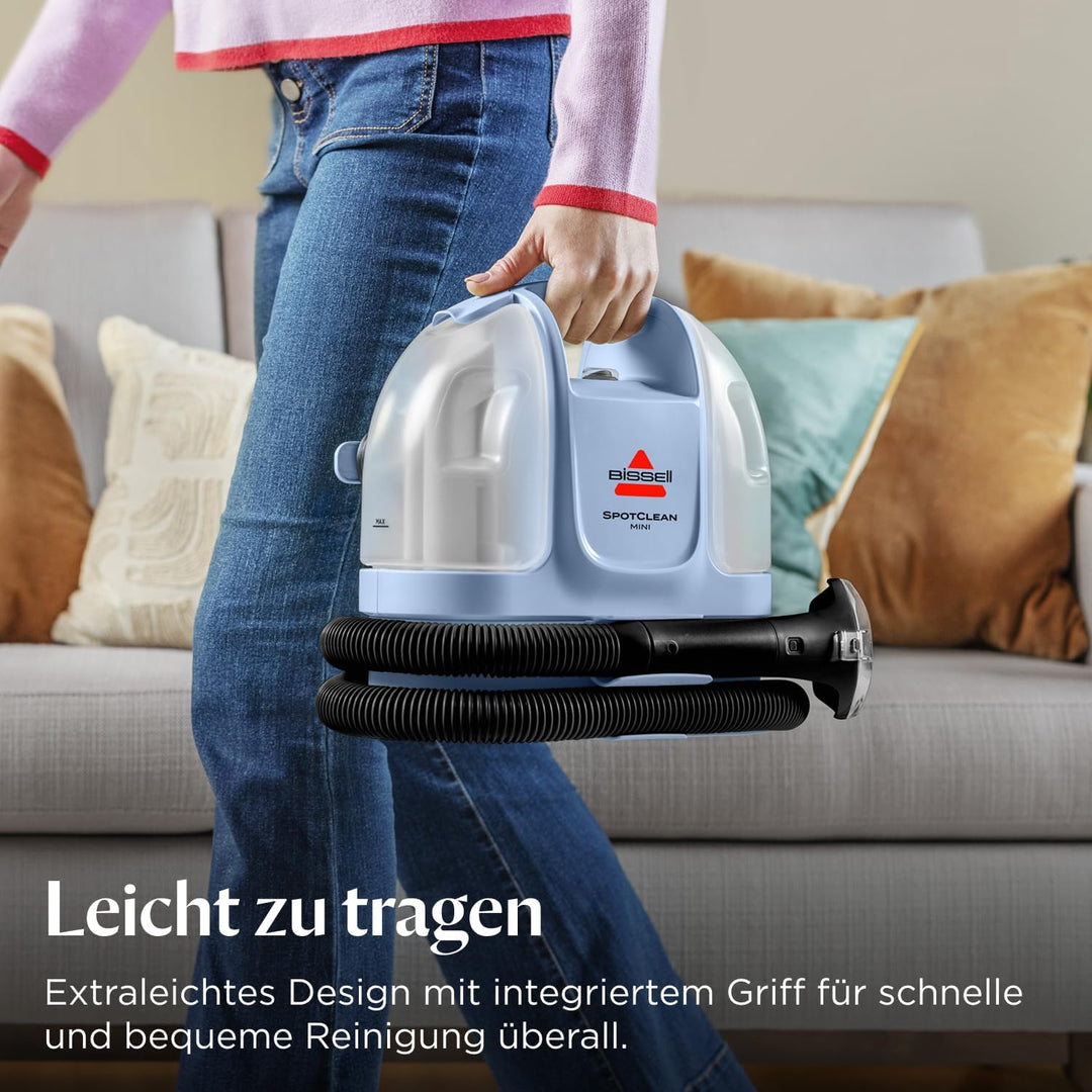 BISSELL SpotClean Mini Polsterreiniger Gerät mit Kabel, Tragbarer Teppichreiniger, Ideal für schnell