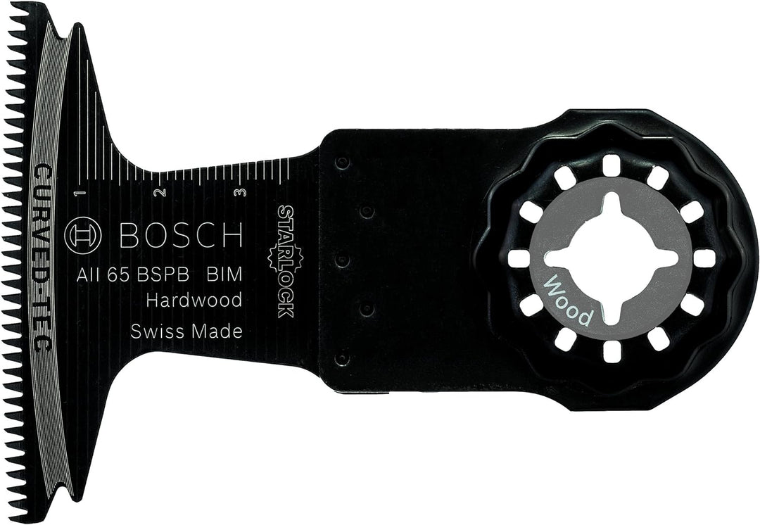 Bosch Professional 5x BIM Tauchsägeblatt AII 65 BSPB (für Hartholz, 40 x 65 mm, Zubehör Multifunktio