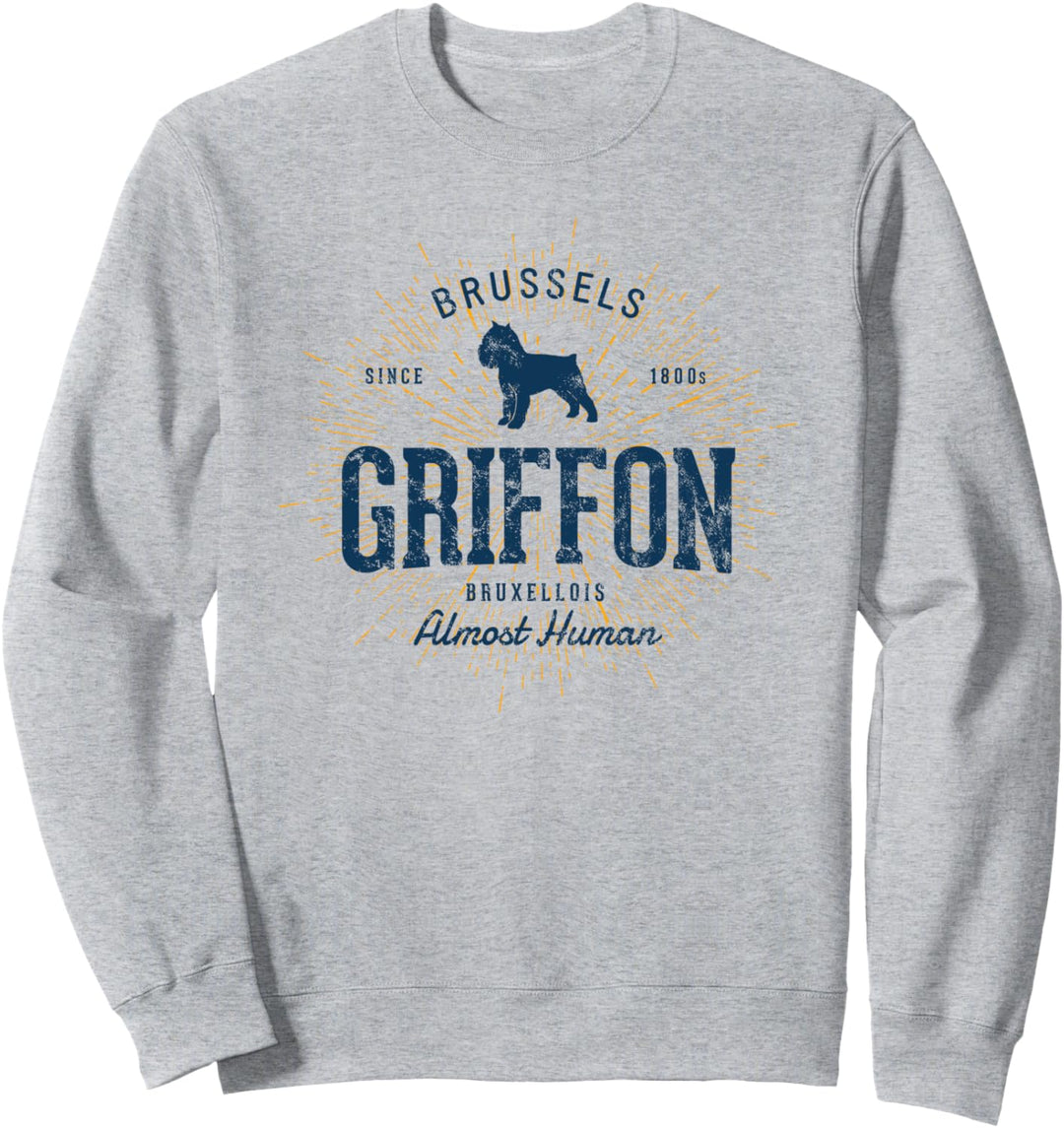 Brussels Griffon Geschenk Vintage Brüsseler Griffon Sweatshirt