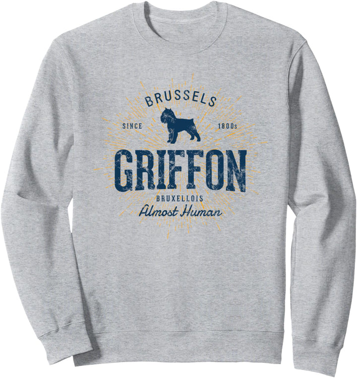 Brussels Griffon Geschenk Vintage Brüsseler Griffon Sweatshirt