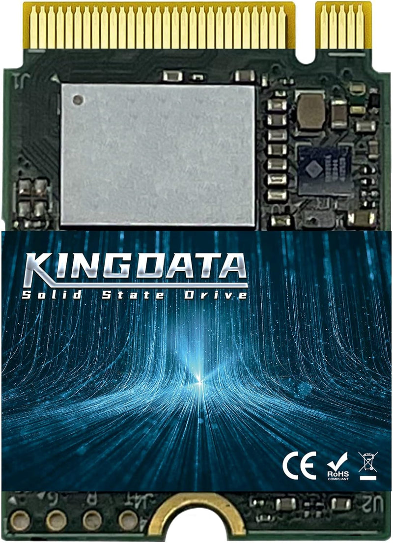 KINGDATA 1TB M.2 2230 SSD PCIe NVMe Gen 4.0X4 Internal Solid State Drive für PS5 Steam Deck, Microso