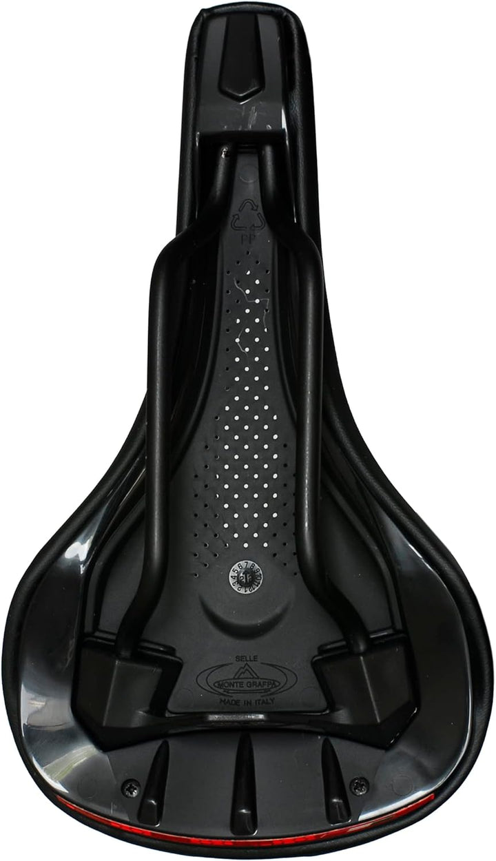 Fahrradsattel Montegrappa für den Einsatz E-MTB-GRAVEL Menador Air Flow Schwarz