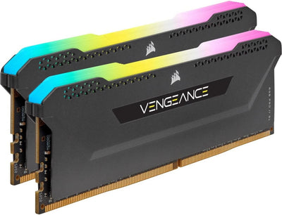 Corsair Vengeance RGB PRO SL 16GB (2x8GB) DDR4 3600 (PC4-28800) C16 Desktop Memory - Black, CMH16GX4