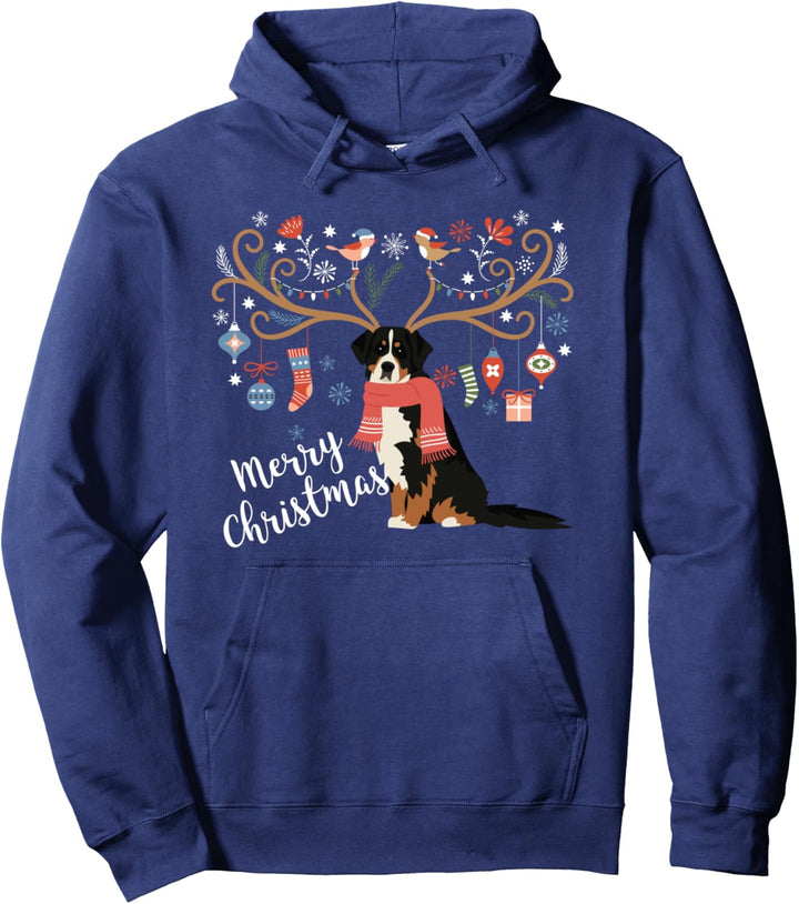 Berner Sennenhund Weihnachten Pullover Hoodie