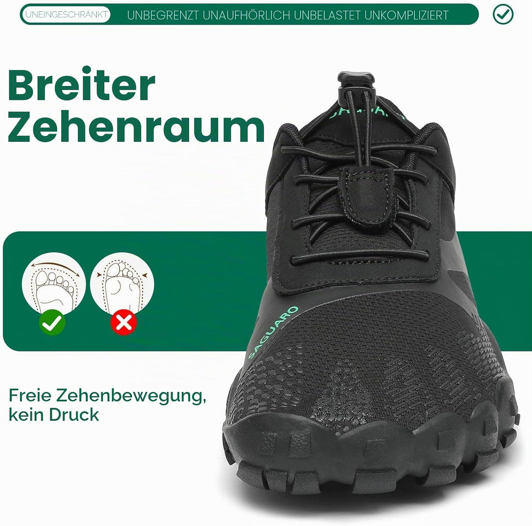 SAGUARO Barfussschuhe Herren Damen Outdoor Sport Fitnessschuhe Traillaufschuhe Gr.35-48 38 EU Modisc