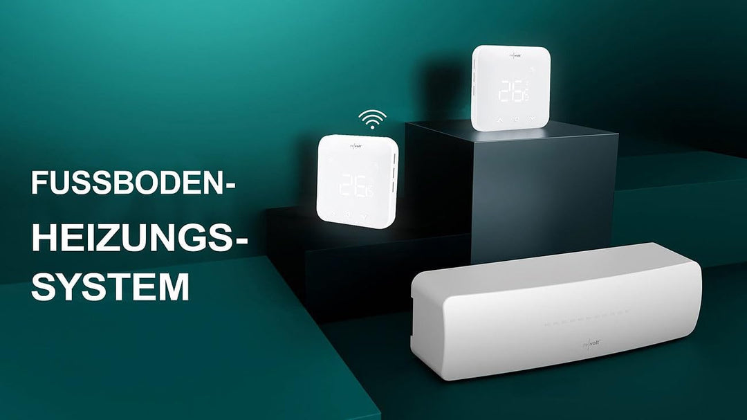 revolt WLAN-Fussbodenheizungsaktor-Steuerung mit Master-Thermostat und App