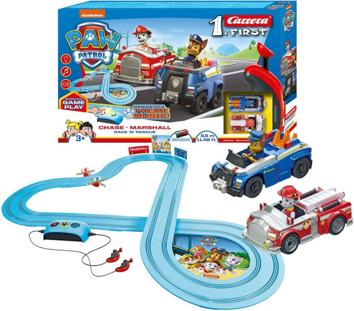 Carrera - 20063032 - Carrera FIRST PAW PATROL Race 'N' Rescue 2,4m Rennstrecken-Set | 2 ferngesteuer