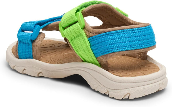 Bisgaard Unisex Kinder Nico Sandal 22 EU Bright Blue Green, 22 EU Bright Blue Green