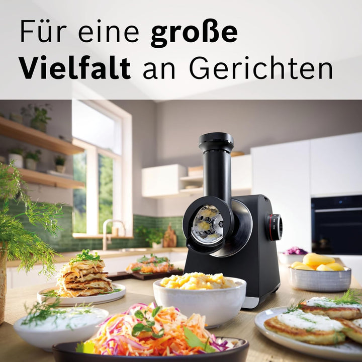 Bosch Zubehör Trommelraspel für Fleischwolf Serie 4 und Serie 6, 2 Siebe für feine (Saft) oder gröbe