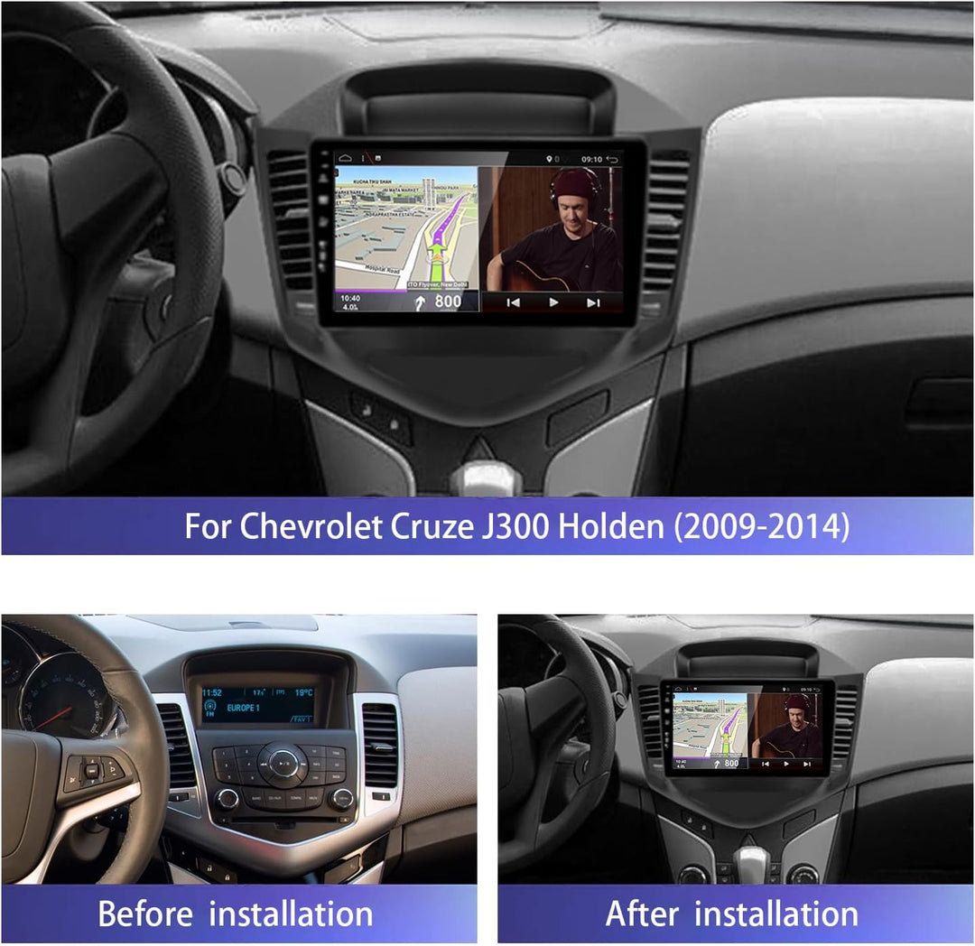 PX6 Android 12 IPS Autoradio Passt für Chevrolet Cruze (2009-2014) - 4G+64G - Rückfahrkamera KOSTENL