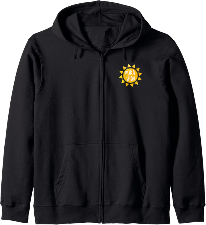 Pura Vida Sonne Spass Kapuzenjacke