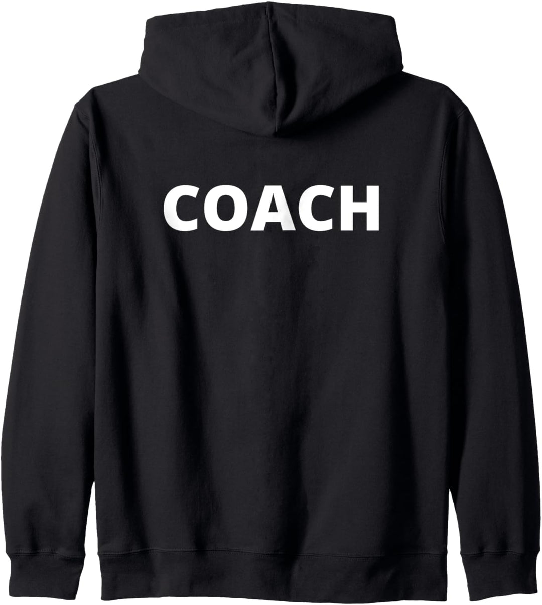 Coach Trainer Rückseite Hinten Rücken Kapuzenjacke