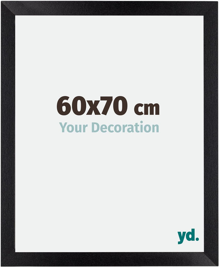 yd. Your Decoration - Bilderrahmen 60x70 cm - Bilderrahmen aus MDF mit Acrylglas - Antireflex - Ausg