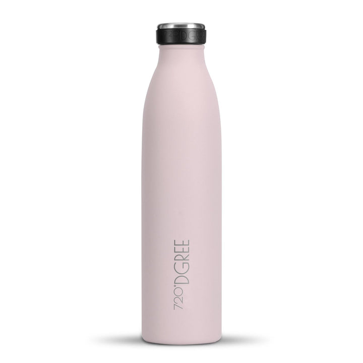 720°DGREE Edelstahl Trinkflasche “milkyBottle” - 750ml - BPA-Frei, Auslaufsicher, Kohlensäure geeign
