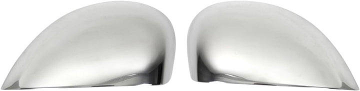 OMAC Spiegelkappen Spiegelabdeckung kompatibel mit Seat Exeo 2008-2013 Edelstahl Silber 2tlg Exeo 20