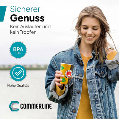 1000 Stück 7,5oz/180ml Kaffeebecher to go | Pappbecher Cups Coffee to Go Becher | Kaffee to+go Papie