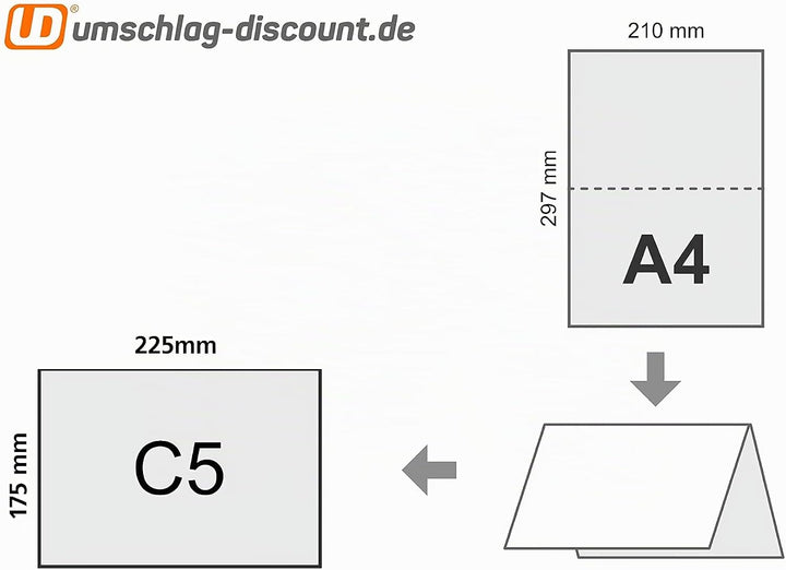 50 Trauerumschläge, C5 = 225 x 157 mm, mit schwarzem Seidenfutter und schwarzem Rahmen, Kondolenz-Br