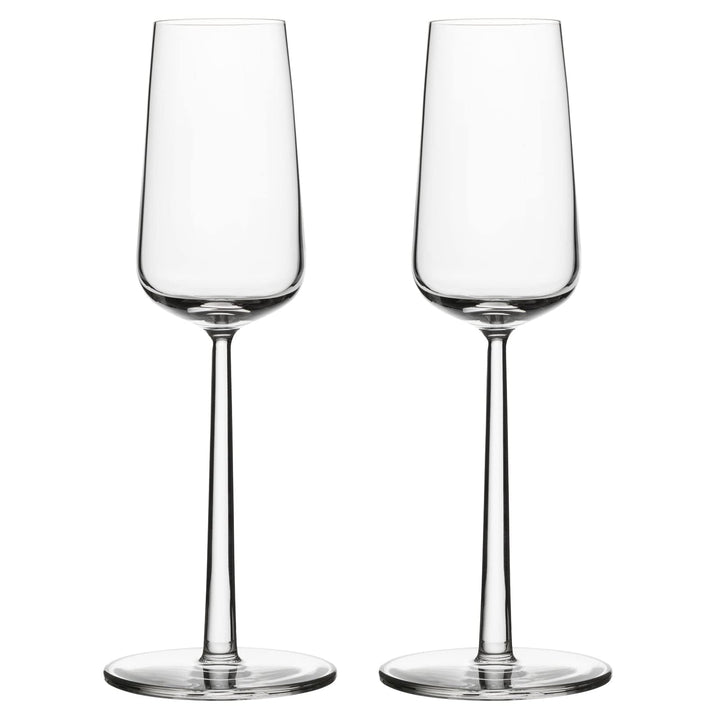Iittala 1008576 Essence 2-er Set Champagnergläser 21 cl, Glas, Klar Klar 2 x 210 ml, Klar 2 x 210 ml
